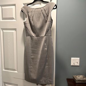 Reiss grey business dress